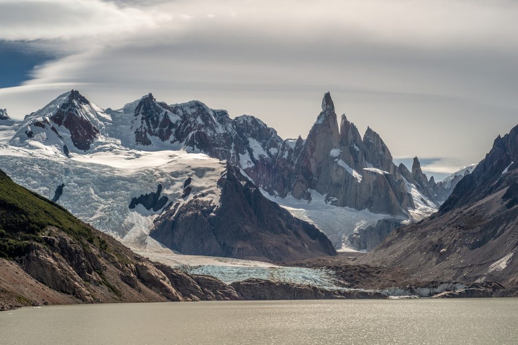 mountains, lake, lagoon